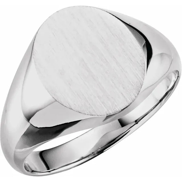 Men’s Oval Signet Ring