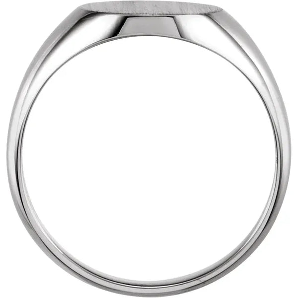 Men’s Oval Signet Ring