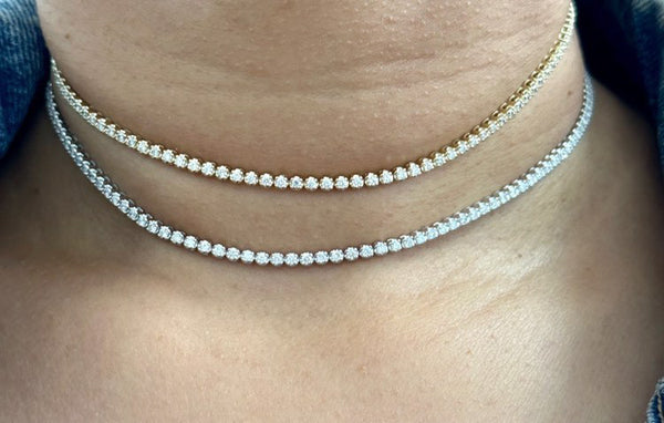 Diamond Tennis Bracelet/Choker