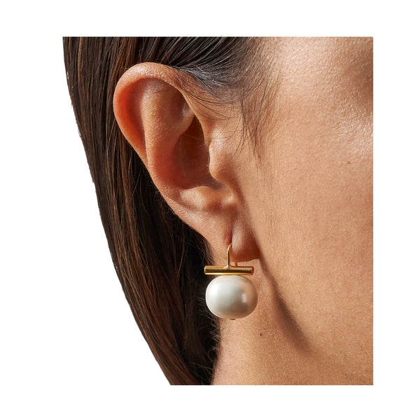Pebble Pearl Earrings