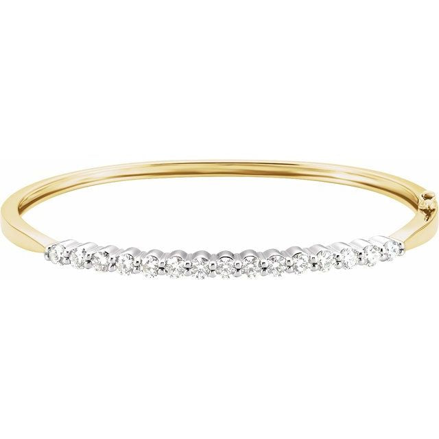 Hinged Diamond Bangle Bracelet – Lewis Jewelers, Inc.