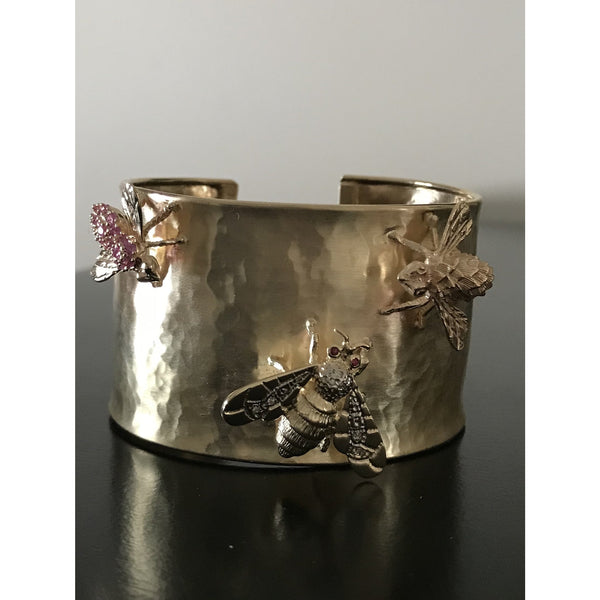 Gold Bee Cuff