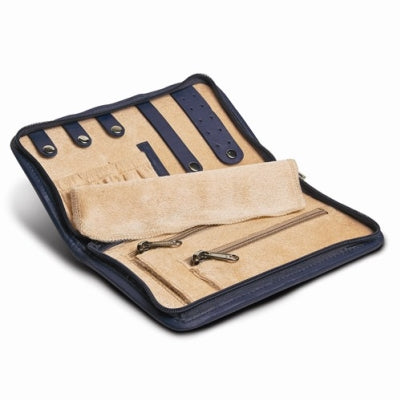 Leather Jewelry Travel Wallet