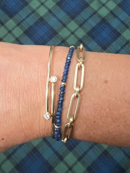 Diamond Bypass Bangle
