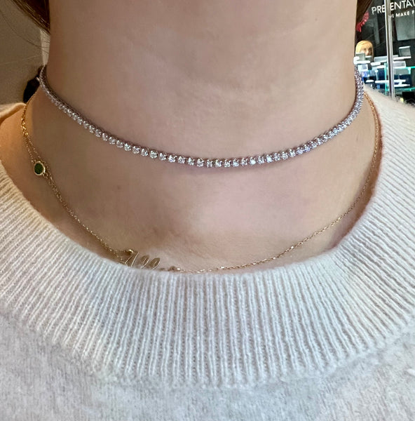 Adjustable Diamond Necklace/Choker