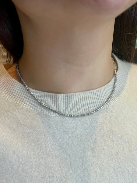 Adjustable Diamond Necklace/Choker