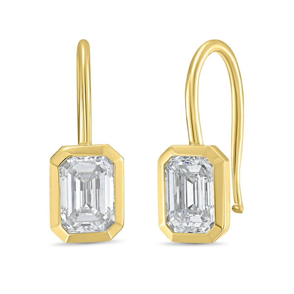 Lab Grown Diamond Drop Earrings