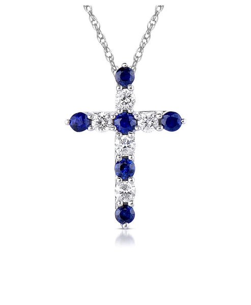 Sapphire and Diamond Cross