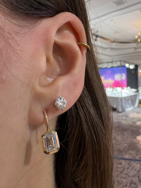 Lab Grown Diamond Drop Earrings