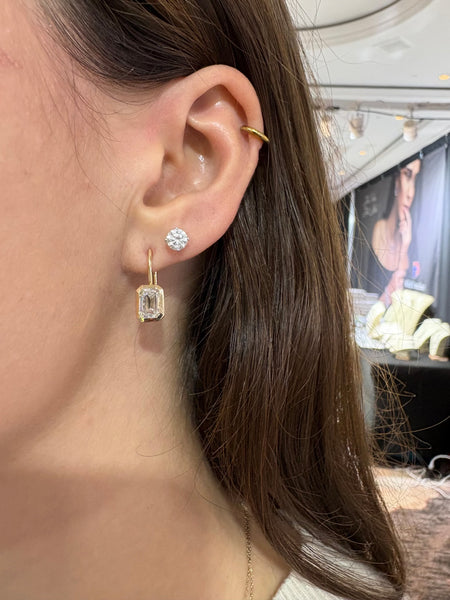 Lab Grown Diamond Drop Earrings