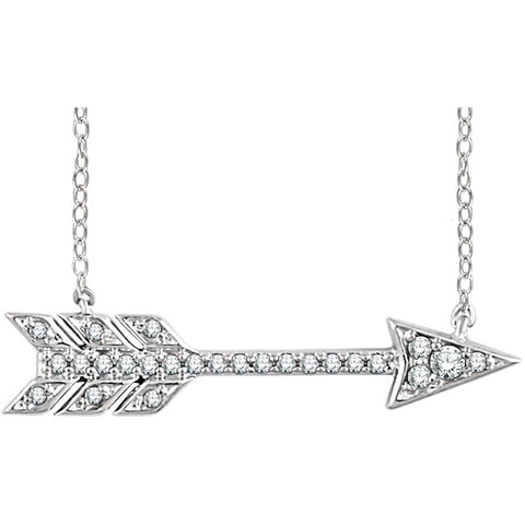Diamond Arrow Necklace