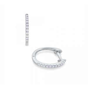 Diamond Mini Hoop Earrings