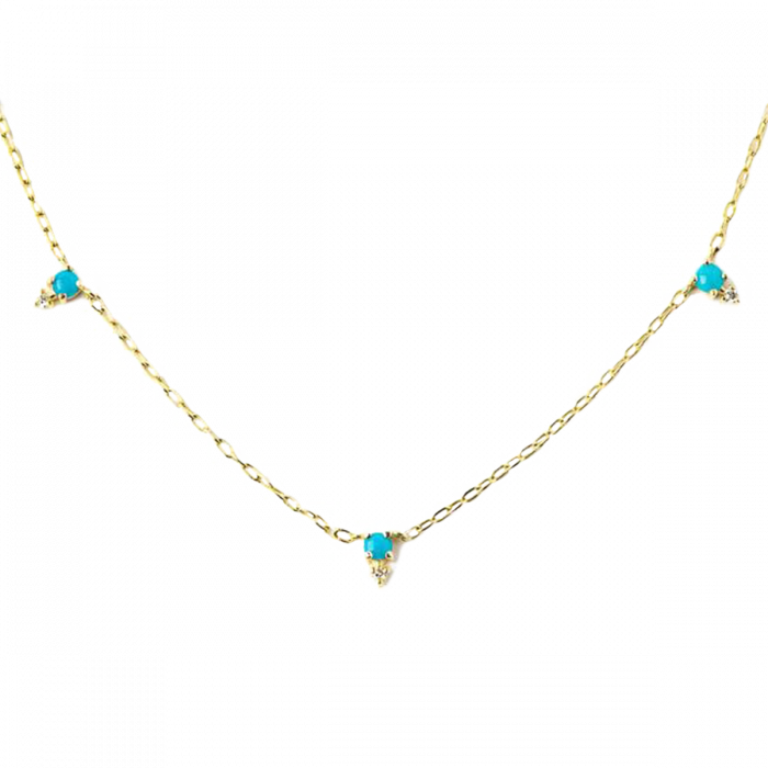 Turquoise and Diamond Chain