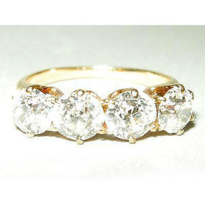 Edwardian 4 Stone Diamond Ring