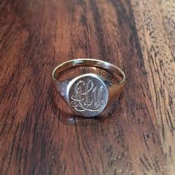 Hand Engraved Signet Ring