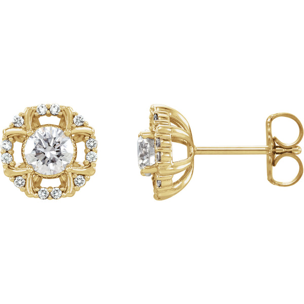 Diamond Stud Earrings