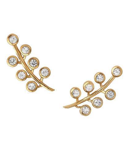 Berry Pave Ear Climber