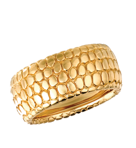 18kt Gold Textured Bands