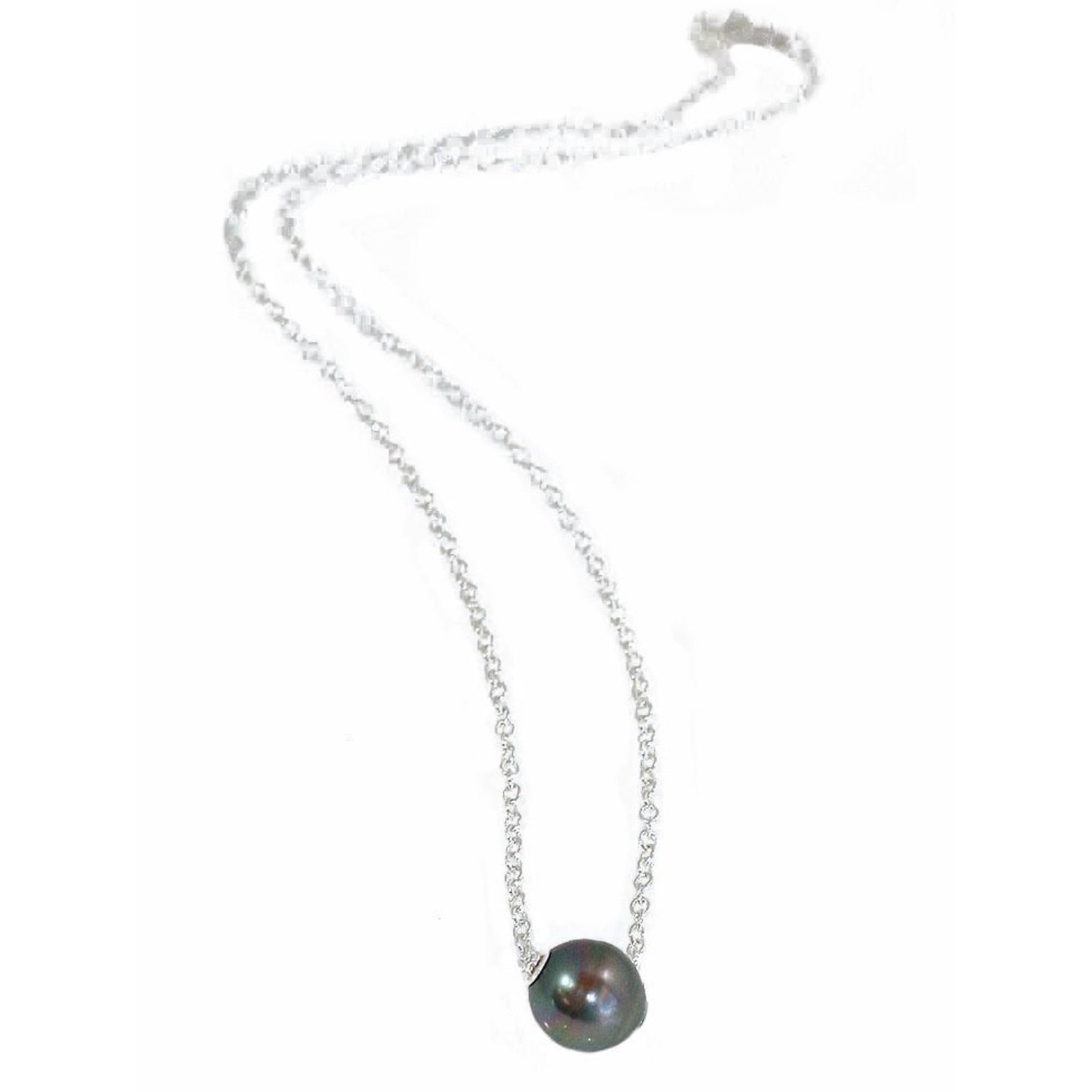Tahitian Pearl Floating Necklace