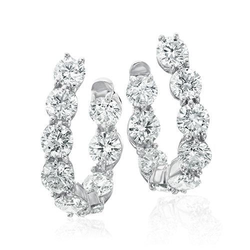 New Moon Diamond Earrings