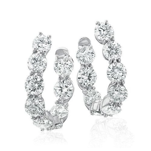 New Moon Diamond Earrings