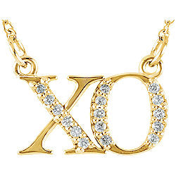 Diamond XO Necklace