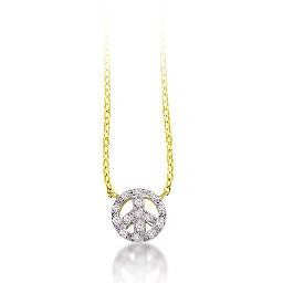 Mini Diamond Peace Sign
