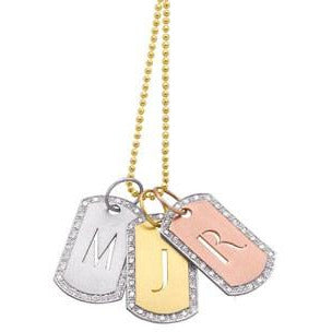 Diamond Initial Tag