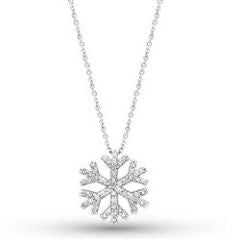 Diamond Snowflake Necklace
