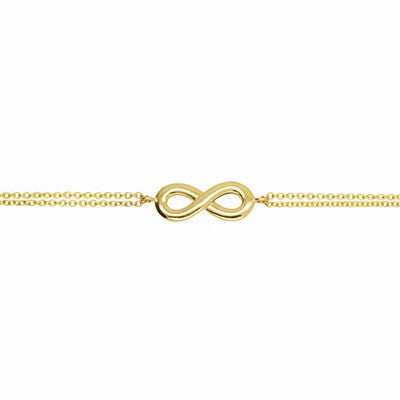 14kt Gold Infinity Bracelet