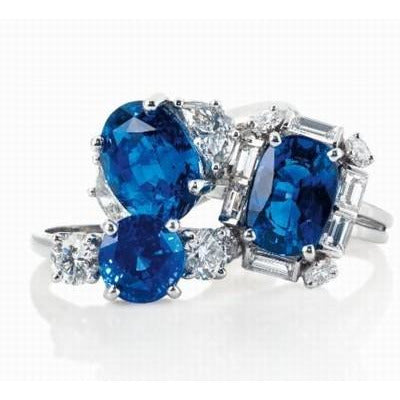 Oscar Heyman Brothers Sapphire and Diamond Rings