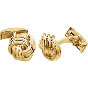 14kt Yellow Gold Knot Cufflinks