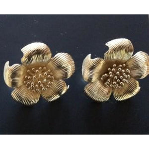 Tiffany & Co. Sterling Silver Flower Earrings