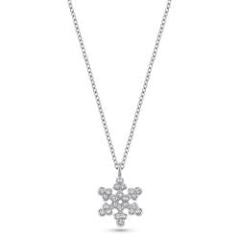 Diamond Snowflake Necklace
