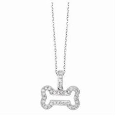 Diamond Bone Necklace